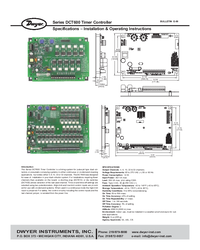Thumbnail of document Manual - DCT600 Timer Controller